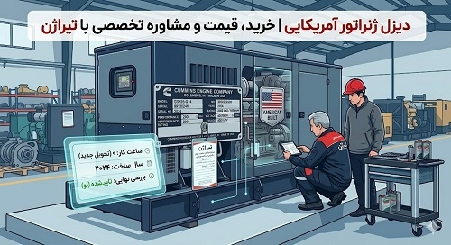 دیزل ژنراتور آمریکایی | خرید، قیمت و مشاوره با تیراژن