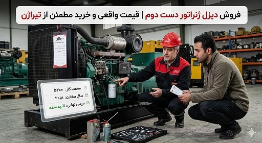 فروش دیزل ژنراتور دست دوم | قیمت واقعی و خرید مطمئن از تیراژن