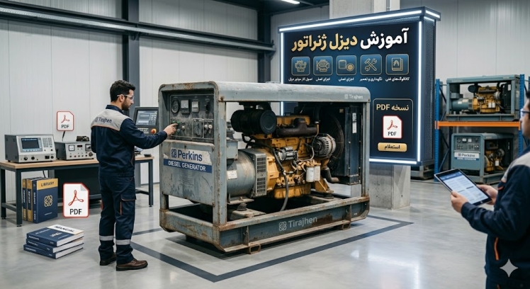 دوره آموزش دیزل ژنراتور | آموزش عملی صفر تا صد با مدرک معتبر از تیراژن